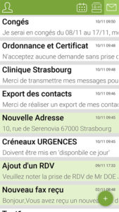 App. Serenovia - Messages