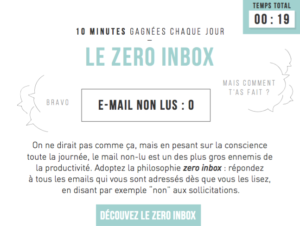 Zero Inbox - méthode de productivité Serenovia