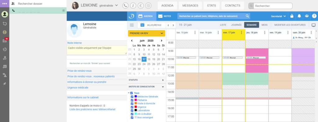 Serenovia avec agenda Doctolib