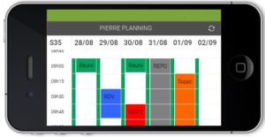 Visualisation mode paysage - App mobile Serenovia