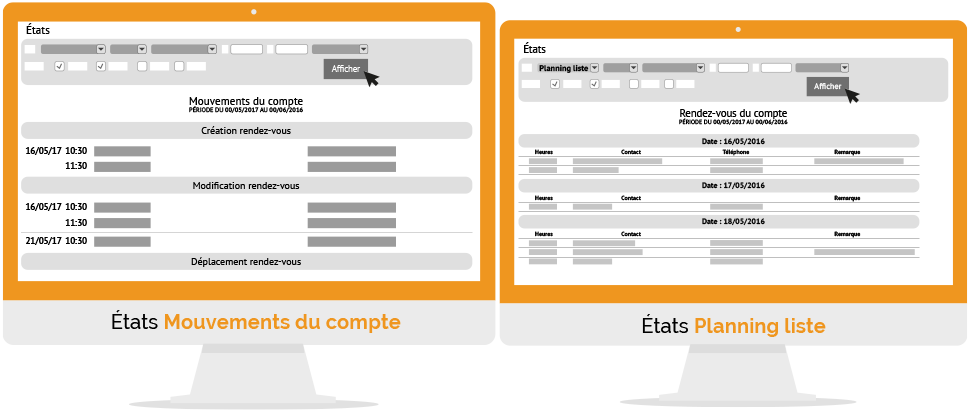 Outil : états - suivi côté client