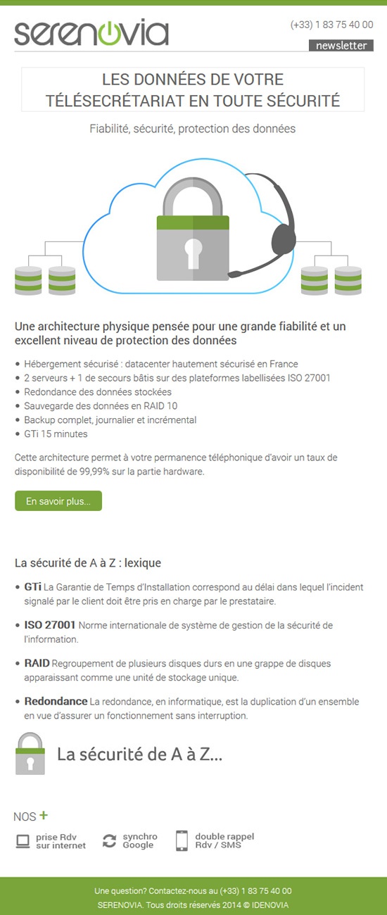 Sécurité infrastructure - Newsletter 26-03-15